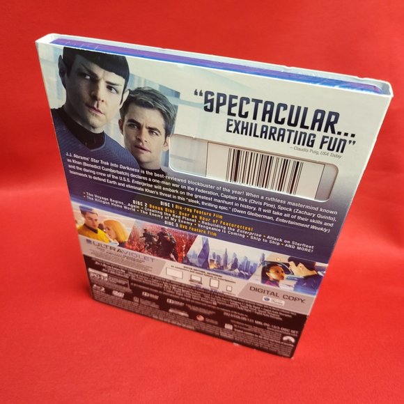 Star Trek Into Darkness 3 Disc Set Blue Ray DVD Digital Copy - Picture 14 of 14